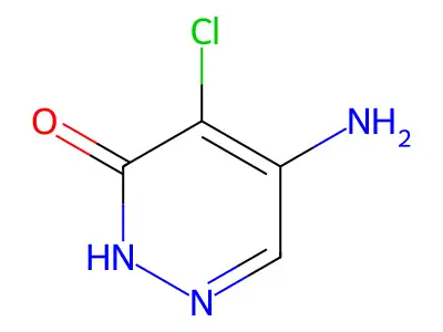5-Amino-4-chloropyridazin-3(2H)-one structure