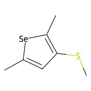 2,5-二甲基-3-(甲硫基)硒吩 structure