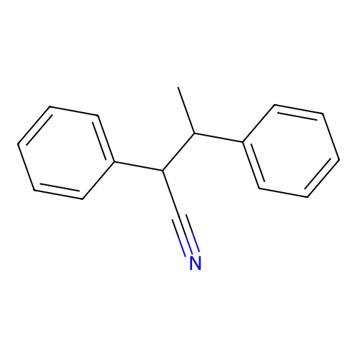 2,3-二苯基丁腈 structure
