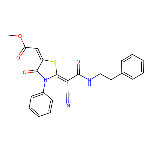 C23H19N3O4S structure