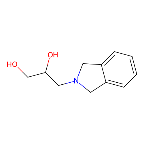 3-(1,3-Dihydroisoindol-2-yl)propane-1,2-diol structure