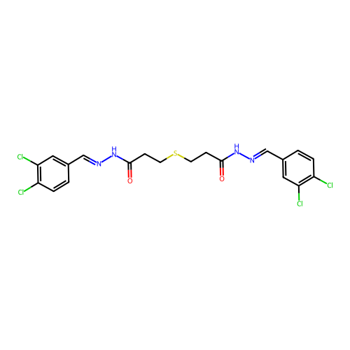 N-[(E)-(3,4-dichlorophenyl)methylideneamino]-3-[3-[(2Z)-2-[( structure