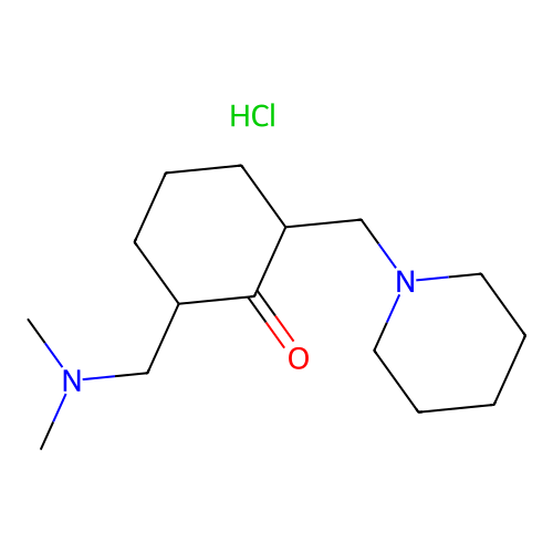 Cyclohexanone, dihydrochloride structure