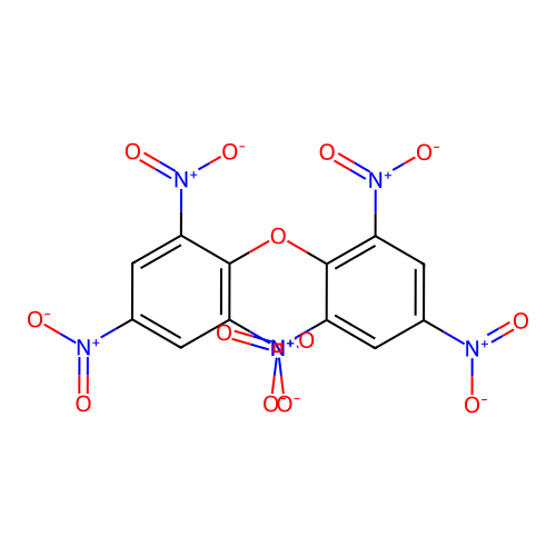 1,1'-Oxybis[2,4,6-trinitrobenzene] structure