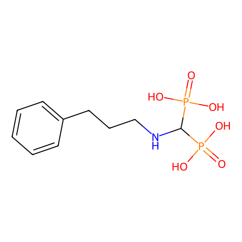 (3-Phenylpropyl)aminomethylene-1,1-bisphosphonate structure