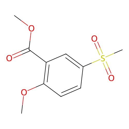 Methyl 5-mesyl-o-anisate structure