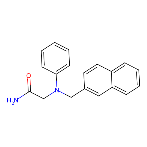 2-[N-(naphthalen-2-ylmethyl)anilino]acetamide structure