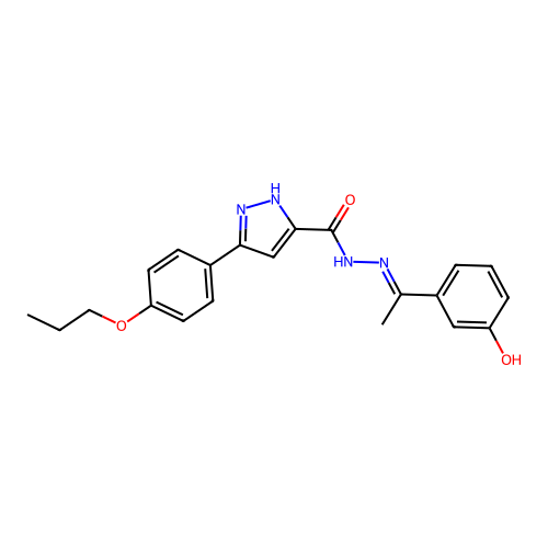 C21H22N4O3 structure