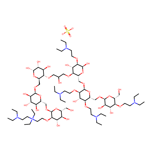 硫酸聚地塞 structure