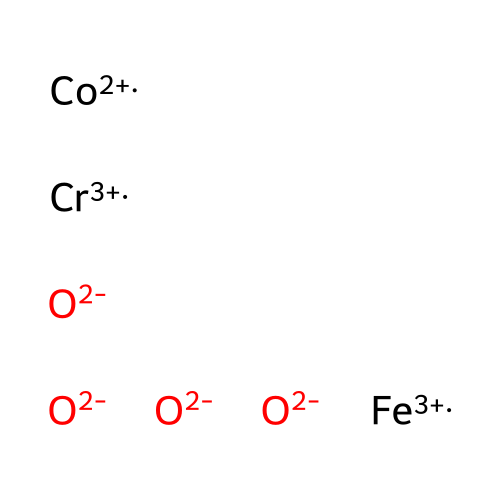 Chromium cobalt iron oxide structure