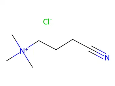 (3-Cyanopropyl)trimethylammonium chloride structure