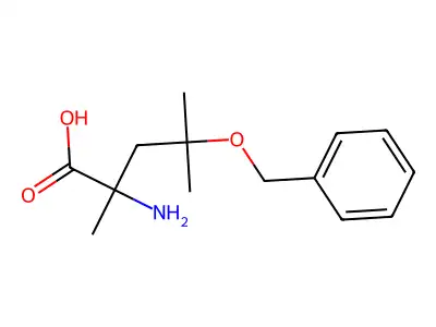 2-Amino-2,4-dimethyl-4-phenylmethoxypentanoic acid structure