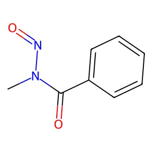 N-methyl-N-nitrosobenzamide structure