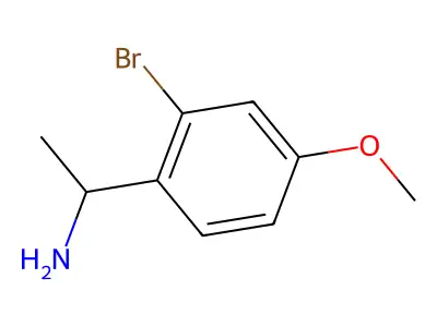 1-(2-Bromo-4-methoxyphenyl)ethan-1-amine structure