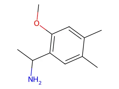 1-(2-Methoxy-4,5-dimethylphenyl)ethan-1-amine structure