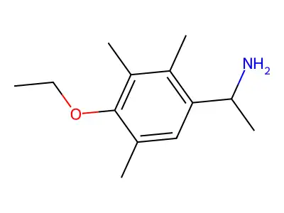 1-(4-Ethoxy-2,3,5-trimethylphenyl)ethanamine structure