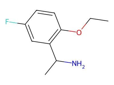 1-(2-Ethoxy-5-fluorophenyl)ethan-1-amine structure