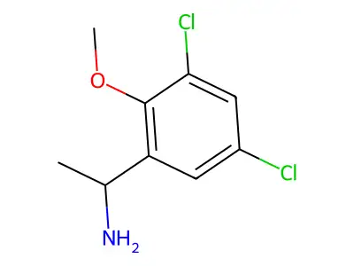 1-(3,5-Dichloro-2-methoxyphenyl)ethan-1-amine structure