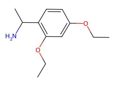 1-(2,4-Diethoxyphenyl)ethan-1-amine structure