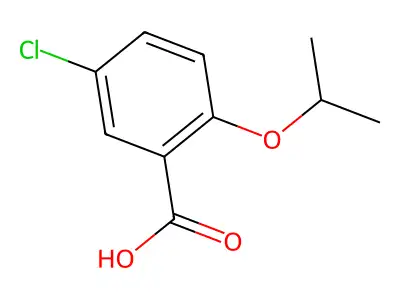 5-Chloro-2-(propan-2-yloxy)benzoic acid structure
