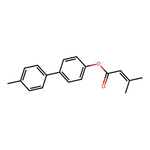 4'-Methyl-[1,1'-biphenyl]-4-yl 3-methylbut-2-enoate structure