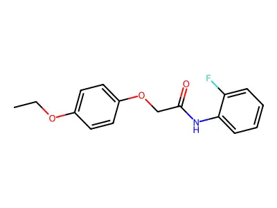 2-(4-乙氧基苯氧基)-N-(2-氟苯基)乙酰胺 structure