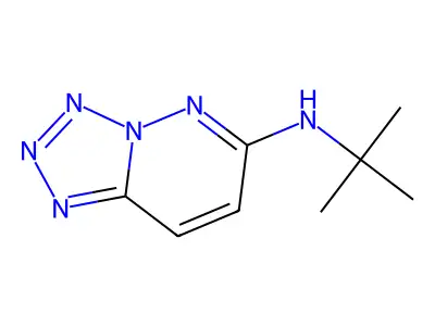 N-tert-butyltetrazolo[1,5-b]pyridazin-6-amine structure