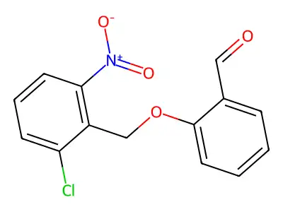 2-[(2-Chloro-6-nitrobenzyl)oxy]benzaldehyde structure