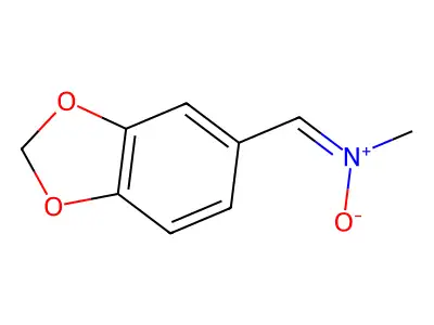 Methanamine, N-(1,3-benzodioxol-5-ylmethylene)-, N-oxide structure
