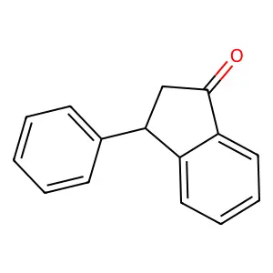 (R)-3alpha-Phenylindan-1-one structure