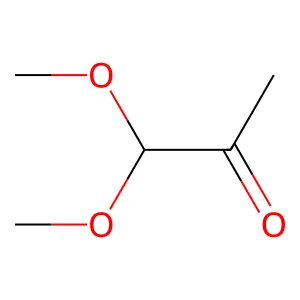 Pyruvic aldehyde dimethyl acetal structure