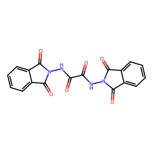Ethanediamide, N1,N2-bis(1,3-dihydro-1,3-dioxo-2H-isoindol-2-yl)- structure