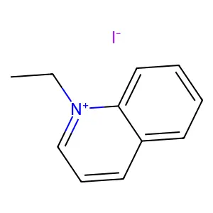 1-乙基喹啉碘化物(1:1) structure