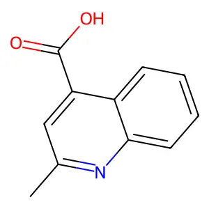 2-Methylquinoline-4-carboxylic acid structure