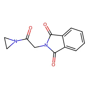 2-[2-(Aziridin-1-yl)-2-oxoethyl]isoindole-1,3-dione structure