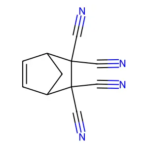 双环(2.2.1)庚-5-烯-2,2,3,3-四甲腈 structure