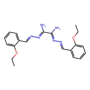 1-N',2-N'-bis[(2-ethoxyphenyl)methylideneamino]ethanediimidamide structure