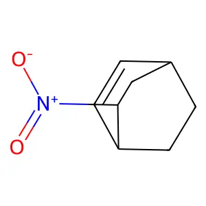 (1R,4R,7R)-7-Nitrobicyclo[2.2.2]oct-2-ene structure