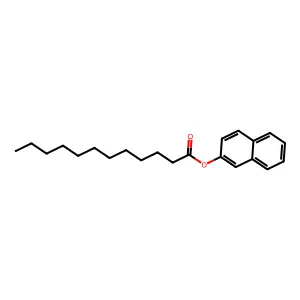 Beta-Naphthyl laurate structure