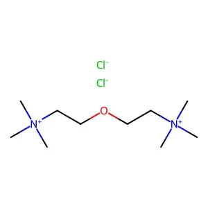 Ethanaminium, 2,2'-oxybis[N,N,N-trimethyl-, chloride (1:2) structure