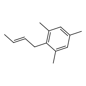 2-(2-Buten-1-yl)-1,3,5-trimethylbenzene structure
