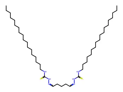 1-octadecyl-3-[(Z)-[(5Z)-5-(octadecylcarbamothioylhydrazinyl structure