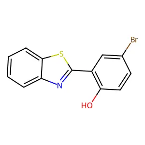 2-(Benzo[d]thiazol-2-yl)-4-bromophenol structure