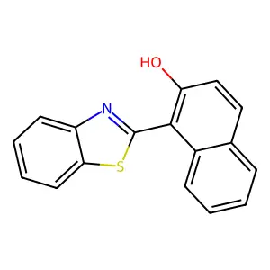 Benzothiazolyl-beta-naphthol structure
