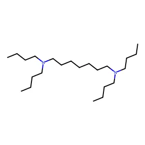 n,n,n',n'-Tetrabutylheptane-1,7-diamine structure