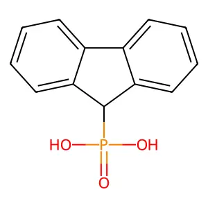 9h-Fluoren-9-ylphosphonic acid structure