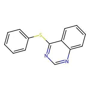 4-Phenylsulfanylquinazoline structure