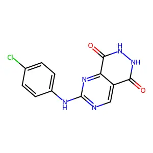 2-(4-Chloroanilino)pyrimido(4,5-d)pyridazine-5,8-diol structure