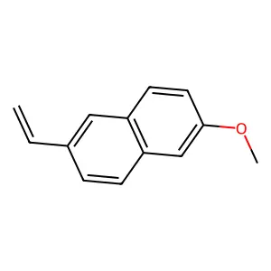 2-Vinyl-6-methoxynaphthalene structure