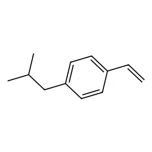 1-Ethenyl-4-(2-methylpropyl)benzene structure